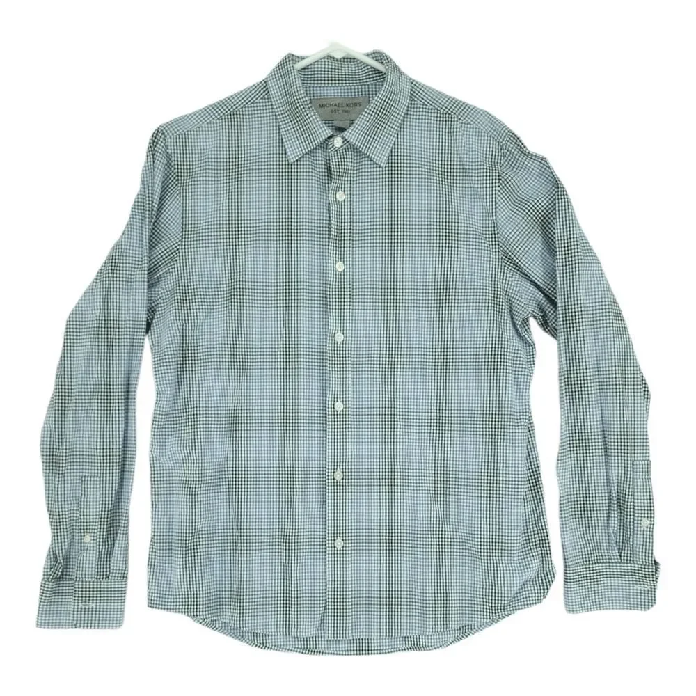 Vintage Michael Kors Large Men's Plaid Button Down